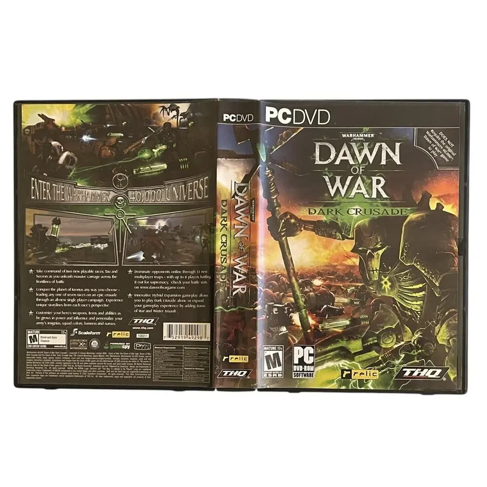 Warhammer 40,000: Dawn of War Dark Crusade DVD ROM VERY GOOD No Manual